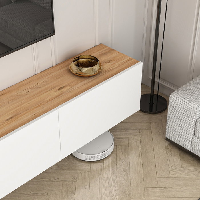 Hanah Home Soporte para TV Blanco y Pino Atlántico